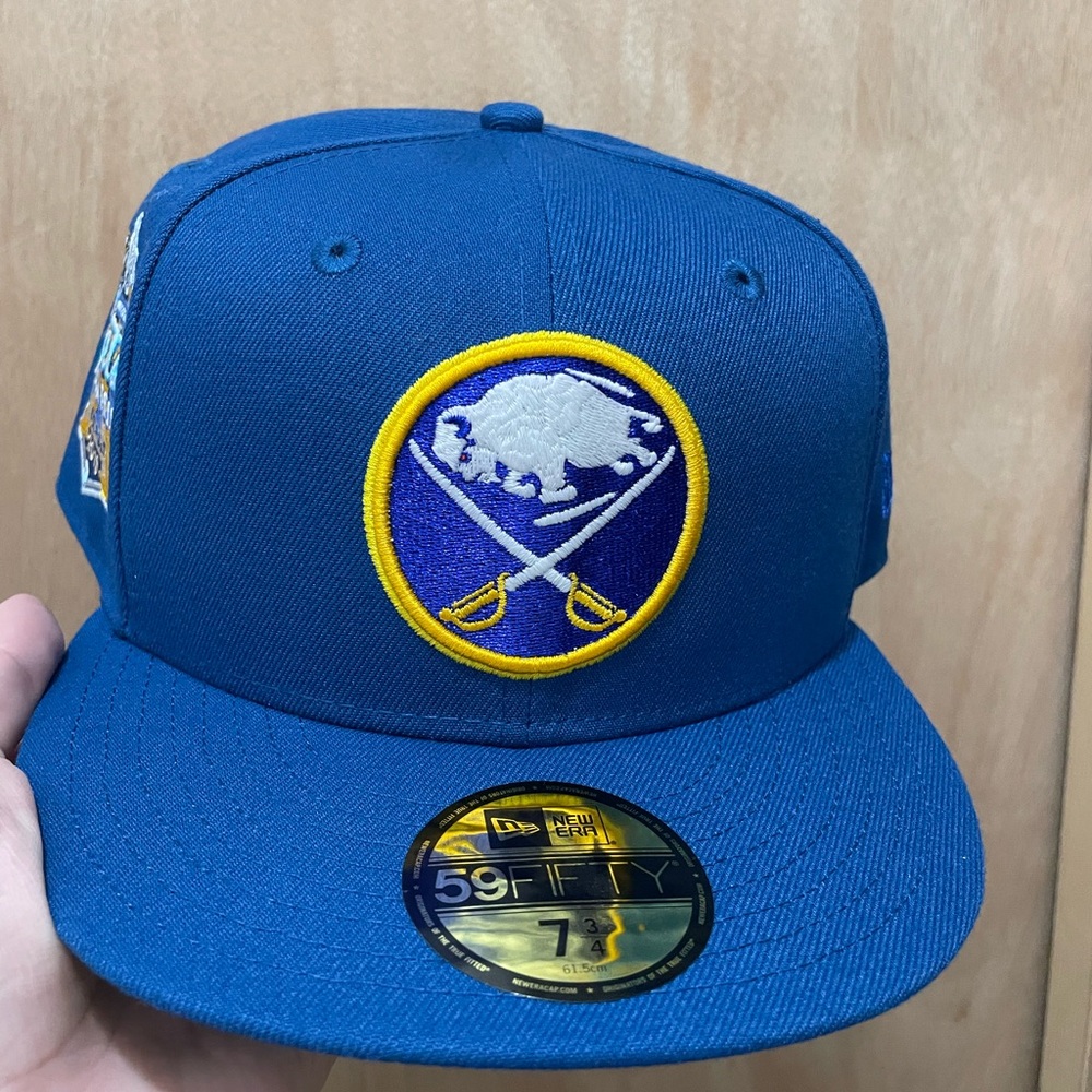 Myfitteds buffalo sabres 2018 citi field stadium gitd size 7 3/4 new era